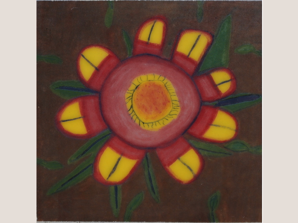 La Mesita tile zinnia